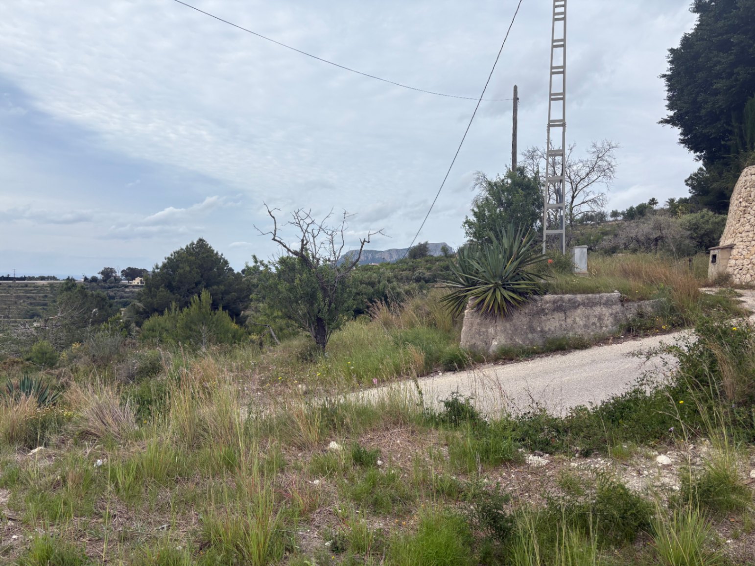 Parzelle zu verkaufen in Benissa mit Meerblick