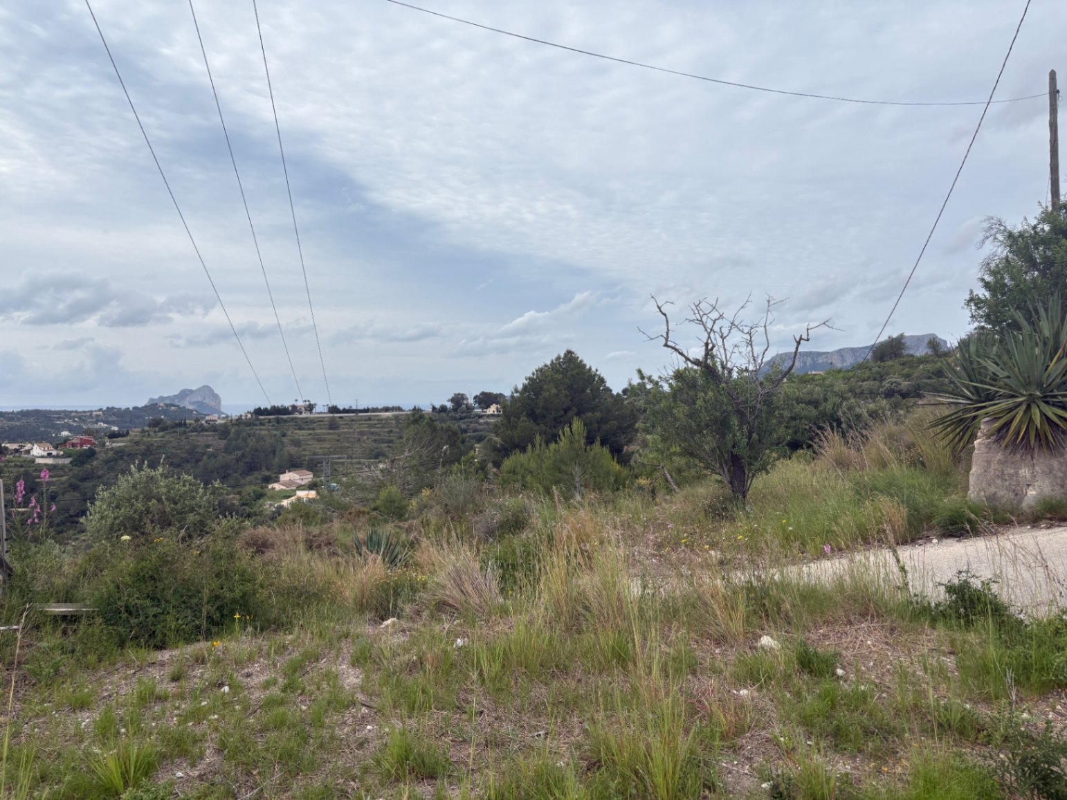 Parzelle zu verkaufen in Benissa mit Meerblick