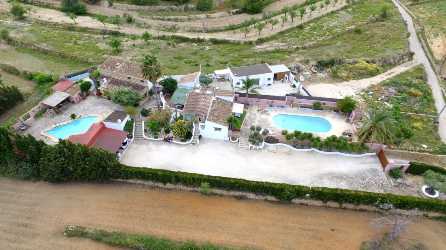Finca rurale unique avec projet touristique consolidé à Benissa